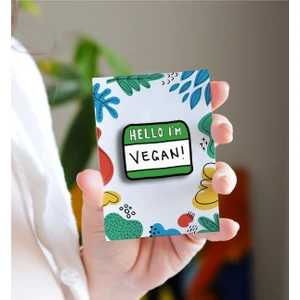 Rozzy Lab Vegan - Rozet - Broş - Yaka Çanta Aksesuar