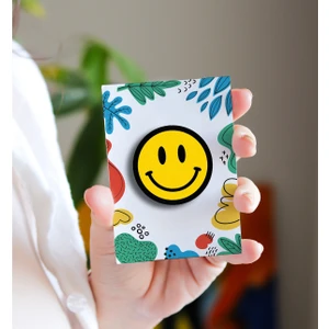 Rozzy Lab Smile Gülücük - Rozet - Broş - Yaka Çanta Aksesuar