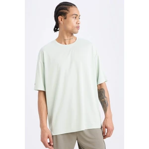 Hızlı Kuruyan Boxy Fit Bisiklet Yaka Baskılı Sporcu Kısa Kollu Tişört D6726AX25SP