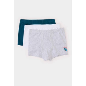 Erkek Çocuk Futbol Baskılı 3'lü Boxer E1574A824AU
