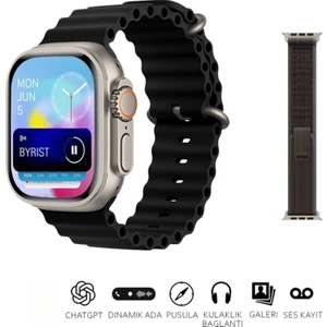 HK10 Ultra 3 Max Akıllı Saat –bluetooth Ağ Paylaşımı, Aı Robotu, Aı Özellikleri, 2gb Rom