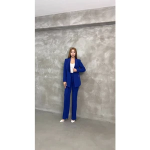Blazer Ceket Pantolon Takım Çift Cepli