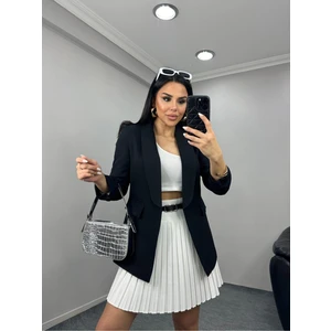 Kadın Kolu Büzgülü Blazer Ceket