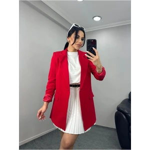 Kadın Tek Düğmeli Blazer Ceket