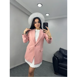 Kadın Tek Düğmeli Blazer Ceket