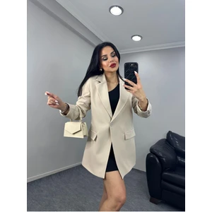 Kadın Tek Düğmeli Blazer Ceket