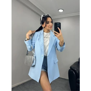 Kadın Tek Düğmeli Blazer Ceket