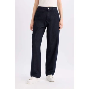Baggy Fit Yüksek Bel Uzun Jean Pantolon E0740AX24WN
