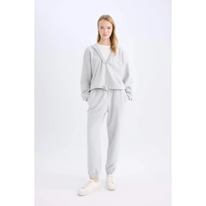 Coool Basic Düz Jogger Eşofman Altı Beli Paçası Lastikli E1478AX24WN