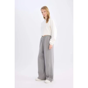 Coool Beli Lastikli Wide Leg Geniş Bol Paça Eşofman Altı E0163AX24WN