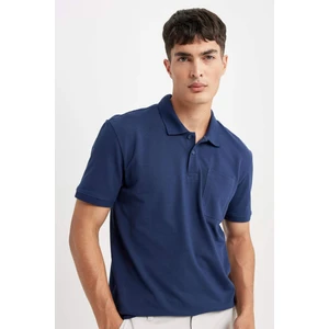 %100 Pamuk New Regular Fit Polo Yaka Kısa Kollu Pike Basic Düz Tişört D4610AX24SM