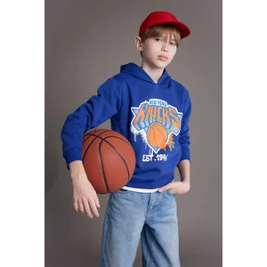Erkek Çocuk NBA New York Knicks Kapüşonlu Sweatshirt Y4133A624WN