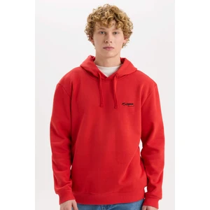 Regular Fit Kapüşonlu Atatürk Baskılı Sweatshirt D2693AX24AU