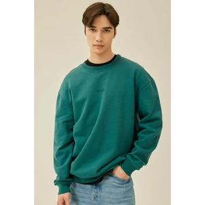 Boxy Fit Bisiklet Yaka Baskılı Sweatshirt C2207AX24SP