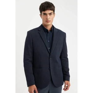 Slim Fit Dar Kesim Astarlı Düğmeli Blazer Ceket N0503AZ24AU