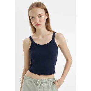 Coool Fitted Vücuda Oturan Fitilli Kaşkorse Askılı Basic Düz Atlet B0563AX24AU