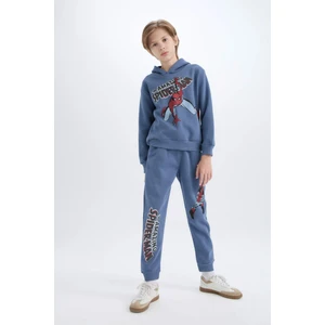 Erkek Çocuk 2'li Takım Marvel Comics Kapüşonlu Sweatshirt Beli Lastikli Eşofman Altı D2402A824AU
