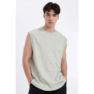 Boxy Fit Baskılı Bisiklet Yaka Atlet C5040AX24HS