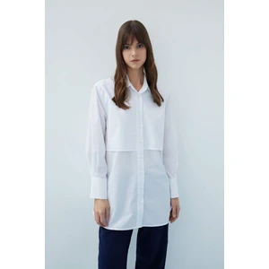 Relax Fit Terry Cotton Uzun Kollu Gömlek Tunik C4532AX24SM