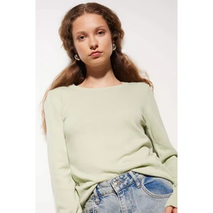 Regular Fit Yumuşak Dokulu Bisiklet Yaka Basic Düz Triko Kazak F7091AZ24WN