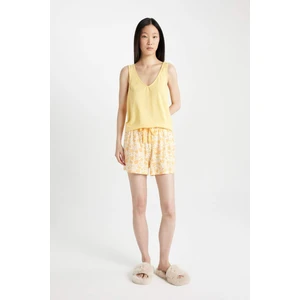 Fall in Love Pijama Takımı Kolsuz Üst Desenli Kısa Şort Alt  B8759AX24SM