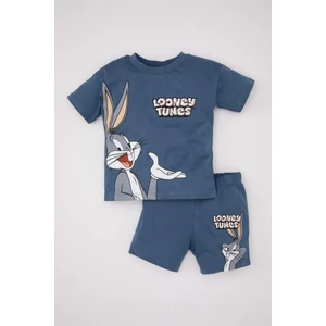 Erkek Bebek Looney Tunes Kısa Kollu Tişört Şort 2'li Takım C6019A524SM