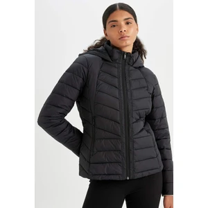 DeFactoFit Ultra Hafif Mont Su İtici Kapüşonlu Fermuarlı C4945AX24WN