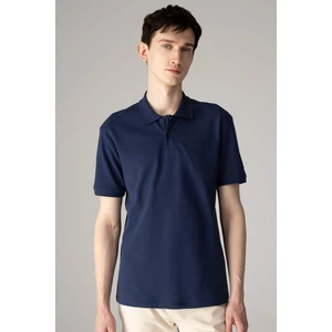 Regular Fit Kısa Kollu Basic Düz Pike Kumaş Polo Tişört C1293AX24SP