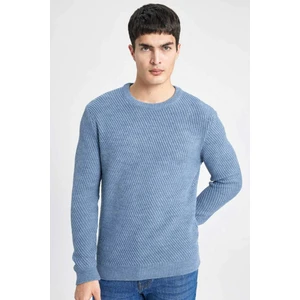 Mavi Standart Fit Normal Kesim Bisiklet Yaka Triko Kazak C0048AX24AU