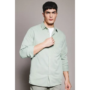 Regular Fit Polo Yaka Pamuklu Uzun Kollu Gömlek B4140AX24SP