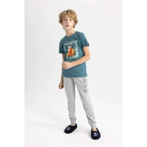 Erkek Çocuk Pijama Takımı Avatar the Last Airbender Kısa Kollu Üst Uzun Alt B6215A824SP