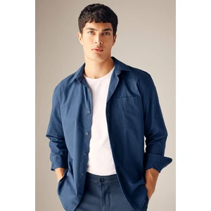 Regular Fit Poplin Uzun Kollu Gömlek A8030AX23AU