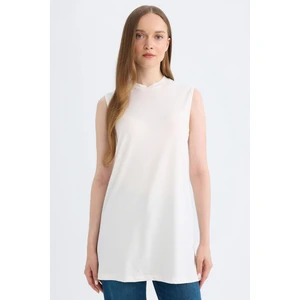 Regular Fit Bisiklet Yaka Kolsuz Basic Düz Tunik A8352AX24AU