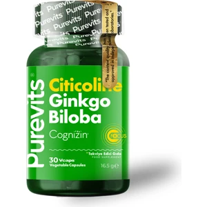 Purevıts Ginkgo Biloba & Sitikolin Focus Complex 400MGX 30 V-Cap