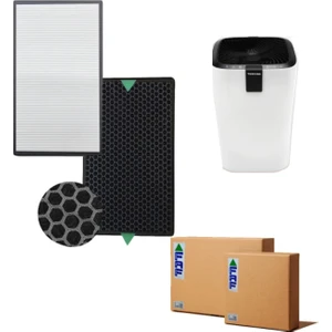 Toshıba CAF-Z123XPL(W) Uyumlu 2 Adet Set Hepa Karbon Birleşik Filtre