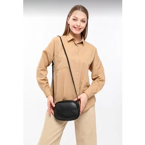 Siyah Urban Şık Deri Omuz Çantası