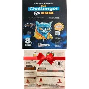 8.sınıf Lgs Kafadengi Ilk Dönem Denemesi Challenger + Genel Deneme Kafadengi