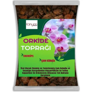 Plant Home Power Mix 5 Litre Orkide Toprağı - Çam Kabuğu ve Cococips Karışımlı - Elenmiş Temizlenmiş Iri Parçalı