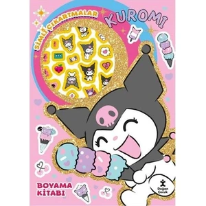 Kuromi   Star Simli Çıkartmalı Boyama Kitabı