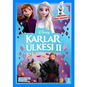 Disney Karlar Ülkesi 2  Parti Zamanı Çıkartmalı Boyama Kitabı