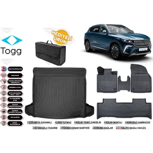 Ko Kaliteoto Togg T10X 2025 Model Bagaj Havuzu+Paspas Seti Profesyonel Serisi Hediyeli