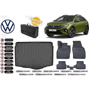 Ko Kaliteoto Volkswagen Taigo 2025 Model Alt Bagaj Havuzu+Paspas Seti Profesyonel Serisi Hediyeli