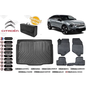 Ko Kaliteoto Citroen C4 2025 Model Bagaj Havuzu+Paspas Seti Profesyonel Serisi Hediyeli