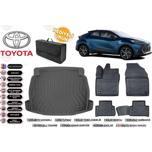 Ko Kaliteoto Toyota C-Hr 2025 Model Ses Sistemsiz Bagaj Havuzu+Paspas Seti Profesyonel Serisi Hediyeli