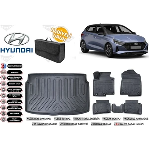 Ko Kaliteoto Hyundai I20 2024 Model Bagaj Havuzu+Paspas Seti Profesyonel Serisi Hediyeli