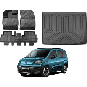 Fiat Doblo 2024 Model Bagaj Havuzu Paspas Takımı Maxi Eva Serisi