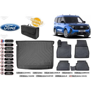Ford Courier 2025 Model Bagaj Havuzu+Paspas Seti Profesyonel Serisi Hediyeli
