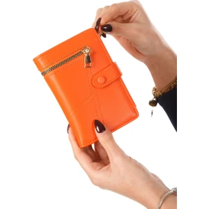 Patlı Fermuarlı Kadın Kartlık Cüzdan