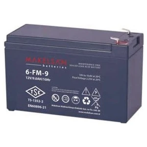 Vlra 9AH 12V Tse, Kuru Tip Ups+Güvenlik Aküsü