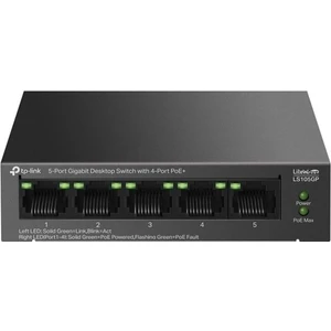 5port LS105GP Gigabit 4port 65W Poe Switch